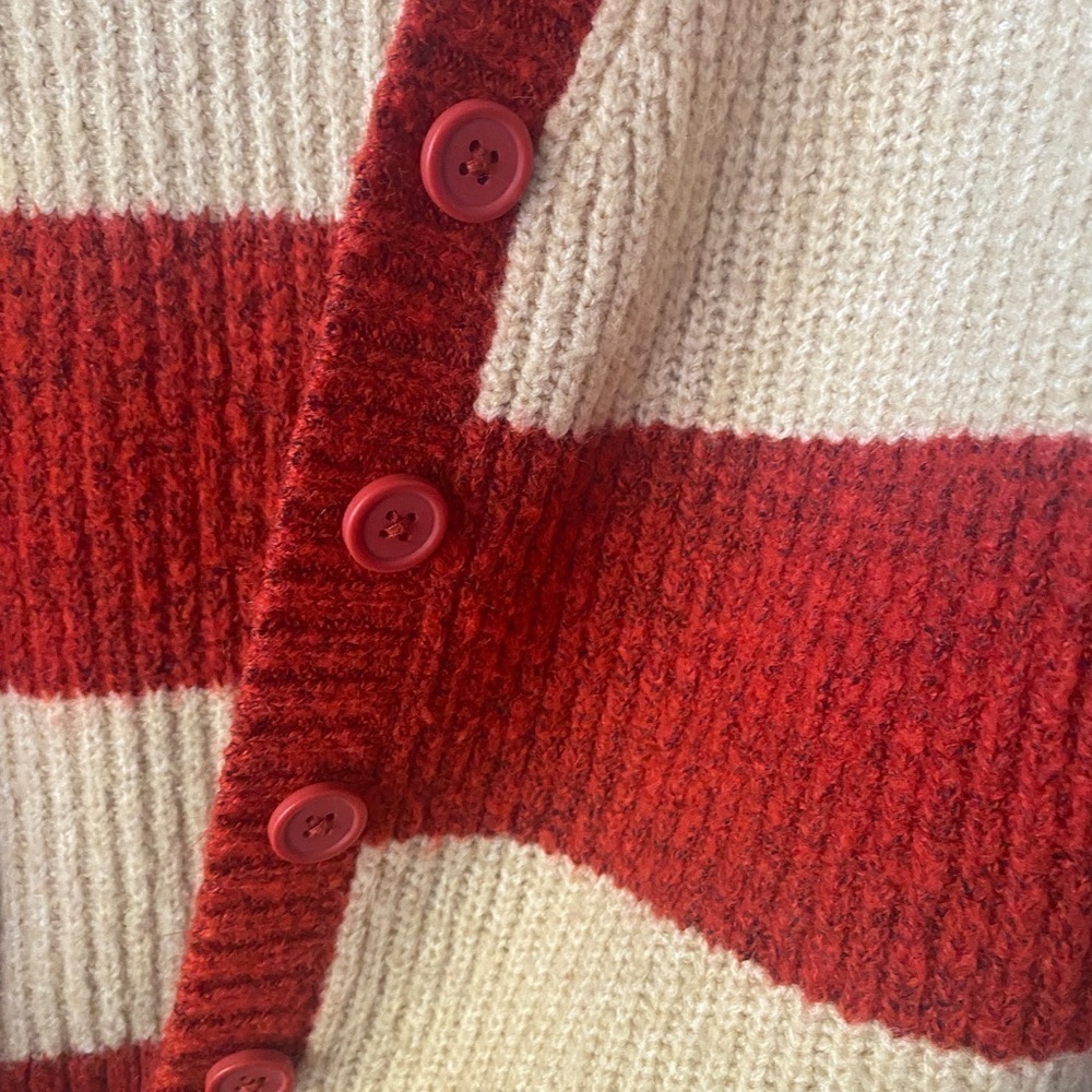 🚨CLEARANCE 0124-8 American Eagle striped cardigan - Picture 3 of 4